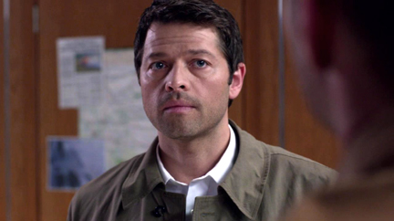 Cas says he understands if Sam and Dean don't want to torture the prisoner. Cas says he understands if Sam and Dean don't want to torture the prisoner.